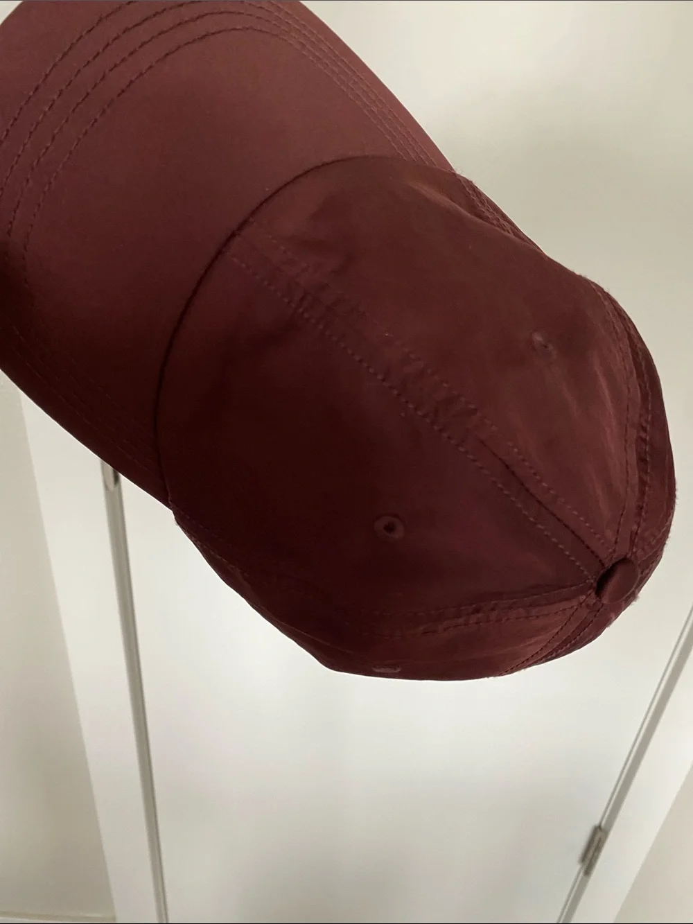 Wine Burgundy Satin Baseball Cap Zara Mango H&M